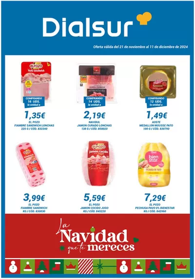 Catálogo Dialsur Cash & Carry en Cieza | Oferta Retail | 22/11/2024 - 11/12/2024