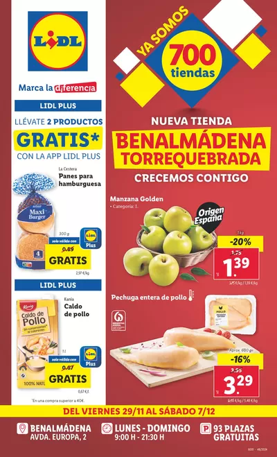 Catálogo Lidl en Fuengirola | Marca la diferencia! | 29/11/2024 - 7/12/2024