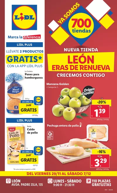 Catálogo Lidl en León | NUEVA TIENDA LEÓN | 29/11/2024 - 7/12/2024