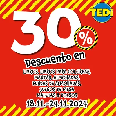 Catálogo TEDi en Roquetas de Mar | 30% descuento | 22/11/2024 - 24/11/2024