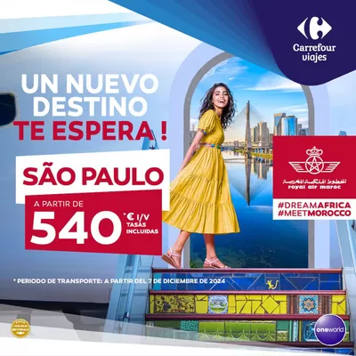 Catálogo Carrefour Viajes en Ubrique | Sáo Paulo desde 540€  | 22/11/2024 - 30/11/2024