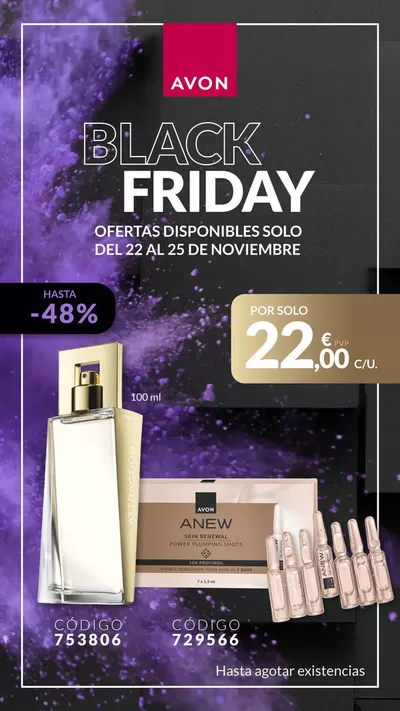 Ofertas de Perfumerías y Belleza en Olot | Black Friday  de AVON | 25/11/2024 - 25/11/2024