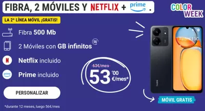 Catálogo Yoigo en Aranjuez | Fibra, 2 Móviles y Netflix + prime. | 25/11/2024 - 2/12/2024