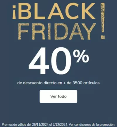 Ofertas de Black Friday en Oñati | Black Friday 40% de Vertbaudet | 25/11/2024 - 2/12/2024