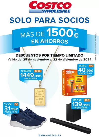 Catálogo Costco en Madrid | Catálogo Precios y Promos | 26/11/2024 - 22/12/2024