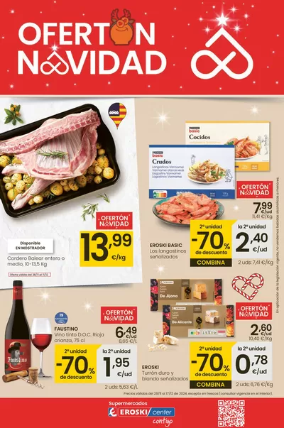 Ofertas de Navidad en Palma de Mallorca | Ofertón Navidad Mercat de Eroski | 28/11/2024 - 17/12/2024