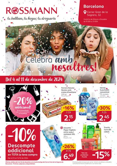 Catálogo Rossmann en Barcelona | Del 4 al 11 de desembre de 2024 | 4/12/2024 - 11/12/2024