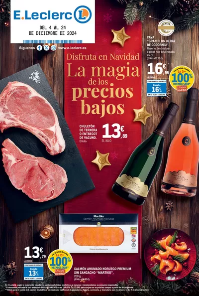 Ofertas de Navidad en Salamanca | Disfruta en Navidad Salamanca de E.Leclerc | 4/12/2024 - 24/12/2024