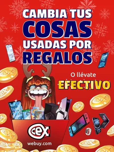 Catálogo CeX en Firgas | Cambia tus cosas usadas por regalos | 1/12/2024 - 31/12/2024