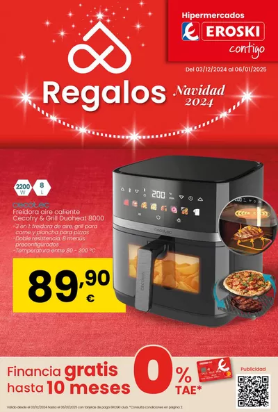 Catálogo Eroski en Tudela | Regalos Navidad 2024 HIPERMERCADOS EROSKI | 3/12/2024 - 6/1/2025