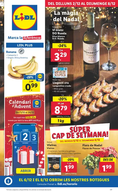 Catálogo Lidl en L'Hospitalet de Llobregat | № 1 PRECIO | 2/12/2024 - 8/12/2024