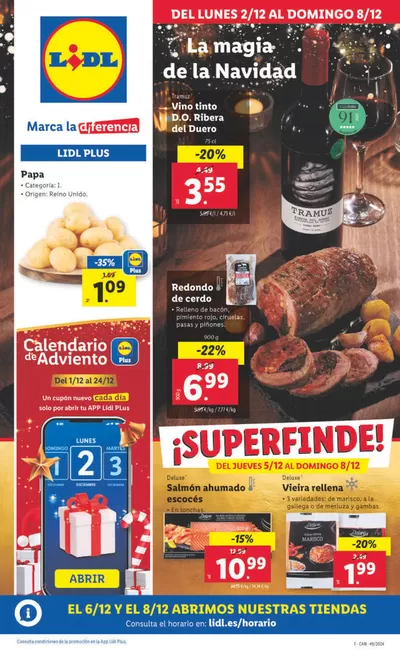 Catálogo Lidl en Tacoronte | № 1 PRECIO | 2/12/2024 - 8/12/2024