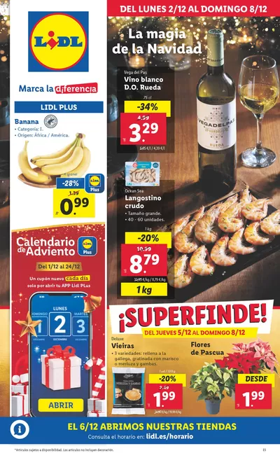 Catálogo Lidl en Dos Hermanas | № 1 PRECIO | 2/12/2024 - 8/12/2024