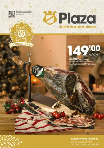 Catálogo Supermercados Plaza en Madrid | Navidad Plaza | 28/11/2024 - 11/12/2024