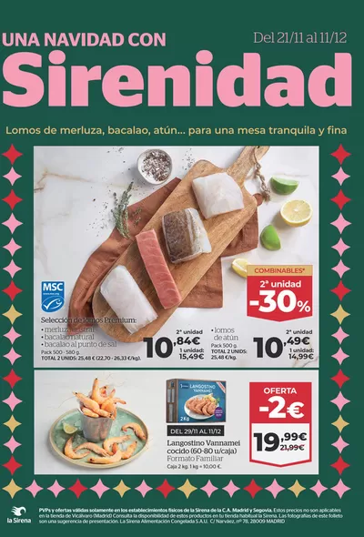 Catálogo La Sirena en Madrid | Una Navidad con Sirenidad | 28/11/2024 - 31/12/2024