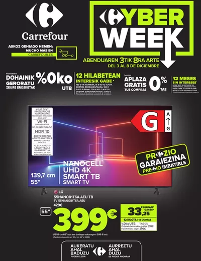 Catálogo Carrefour en Leioa |  CYBER WEEK | 3/12/2024 - 8/12/2024