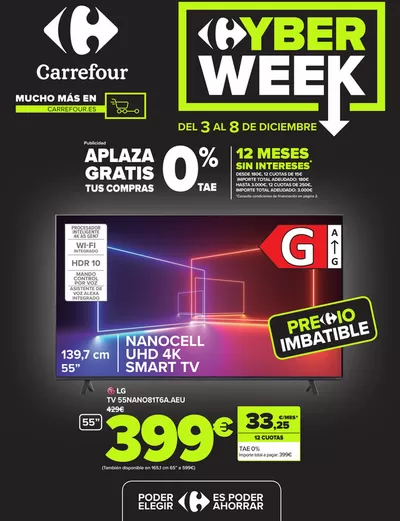 Catálogo Carrefour en Orihuela |  CYBER WEEK | 3/12/2024 - 8/12/2024