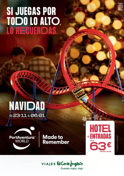 Catálogo Viajes El Corte Inglés en Barcelona | PortAventura Navidad | 2/12/2024 - 6/1/2025