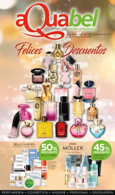 Catálogo Aquabel Perfumerías en Adra | Felices Descuentos | 2/12/2024 - 6/1/2025