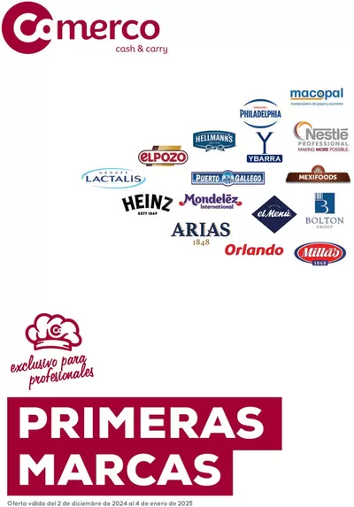 Catálogo Comerco Cash & Carry en Calatayud | ESPECIAL PRIMERAS MARCAS | 3/12/2024 - 31/12/2024