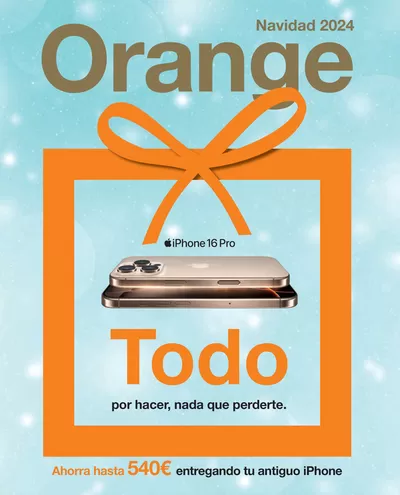 Catálogo Orange en Barcelona | Navidad 2024 | 3/12/2024 - 31/12/2024