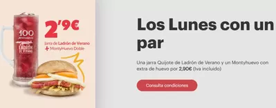 Ofertas de Restauración en Xirivella | Los Lunes con un par de 100 Montaditos | 3/12/2024 - 31/12/2024