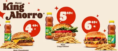 Ofertas de Restauración en Torrent | Menu King Ahorro de Burger King | 3/12/2024 - 31/12/2024