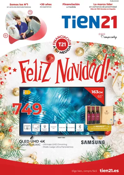 Ofertas de Informática y Electrónica en Foios | Folleto "Feliz Navidad!" de Tien 21 | 4/12/2024 - 31/12/2024