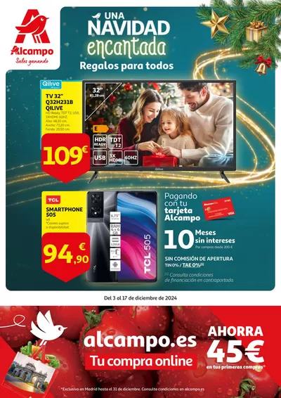 Catálogo Alcampo en Alcobendas | Regalos para todos | 4/12/2024 - 17/12/2024