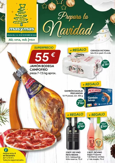 Catálogo Masymas en Huelma | Prepara la Navidad | 4/12/2024 - 18/12/2024