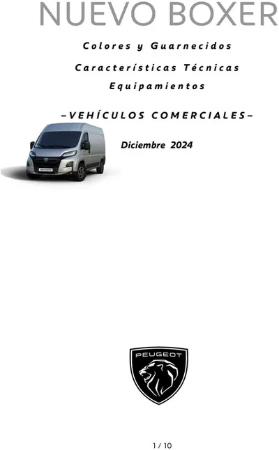 Catálogo Peugeot en Lepe | Peugeot NUEVO BOXER | 4/12/2024 - 4/12/2025