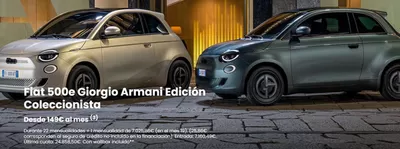 Catálogo Fiat en Aranda de Duero | Fiat 500e Giorgio Armani desde 149€ al mes | 4/12/2024 - 31/12/2024