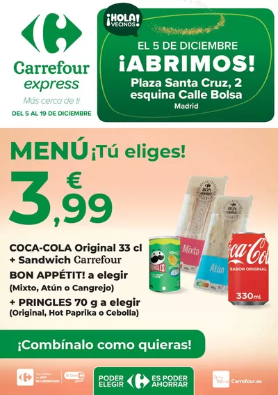 Catálogo Carrefour Express en Villanueva del Pardillo | ¡Zabalik! Abrimos! | 5/12/2024 - 19/12/2024