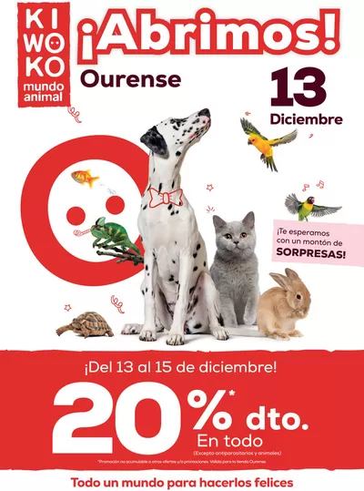 Catálogo Kiwoko en Maceda | ¡Abrimos! KIWOKO Ourense | 13/12/2024 - 5/1/2025