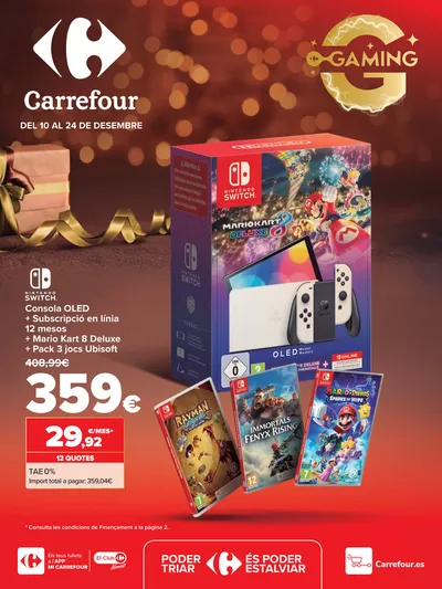 Ofertas de Informática y Electrónica en Castelldefels | GAMING de Carrefour | 10/12/2024 - 24/12/2024