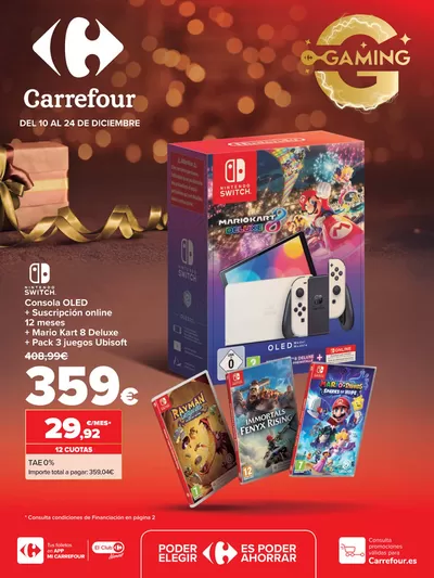 Ofertas de Navidad en Ceuta | GAMING de Carrefour | 10/12/2024 - 24/12/2024