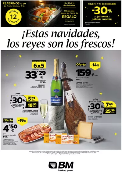 Catálogo BM Supermercados en Irún | ¡Estas navidades, los reyes son los frescos! | 11/12/2024 - 7/1/2025