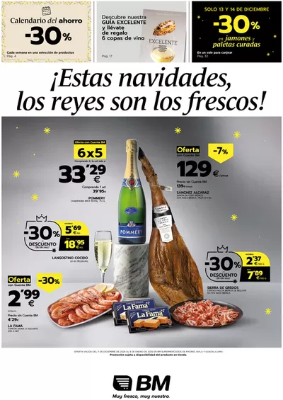 Catálogo BM Supermercados en Madrid | ¡Estas navidades, los reyes son los frescos! | 11/12/2024 - 7/1/2025