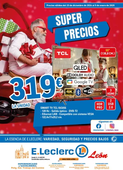 Catálogo E.Leclerc | Super precios | 23/12/2024 - 5/1/2025