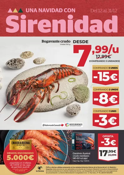 Catálogo La Sirena en Madrid | Una Navidad con Sirenidad | 12/12/2024 - 31/12/2024