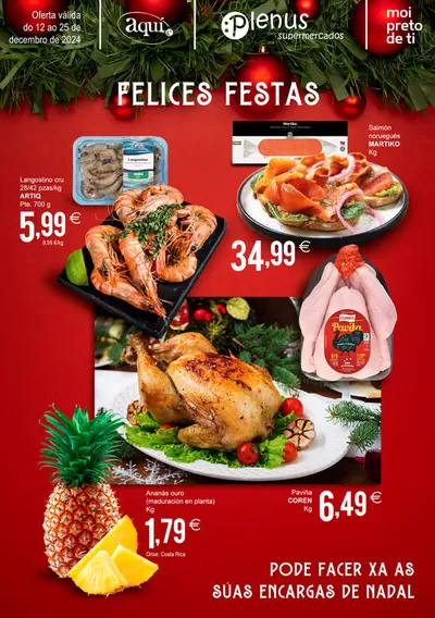 Catálogo Plenus Supermercados en Quiroga | Felices Festas | 12/12/2024 - 25/12/2024