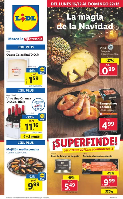 Catálogo Lidl en Santa Eugénia | № 1 PRECIO | 16/12/2024 - 22/12/2024