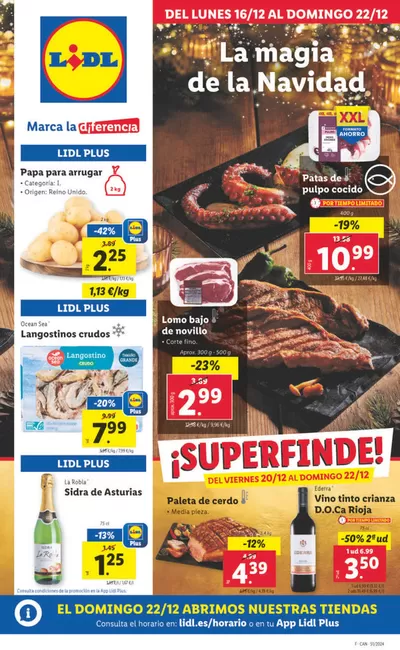 Ofertas de Hiper-Supermercados en Candelaria | № 1 PRECIO de Lidl | 16/12/2024 - 22/12/2024