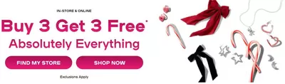 Catálogo Claire's en Madrid | Buy 3 Get 3 free | 10/12/2024 - 20/12/2024