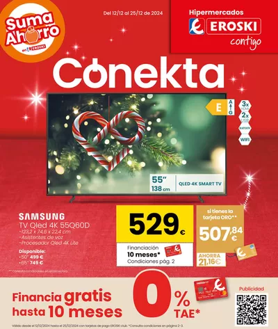 Ofertas de Hiper-Supermercados en Arnedo | Conekta de Eroski | 12/12/2024 - 25/12/2024