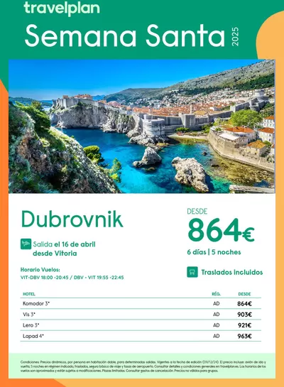 Catálogo Travelplan | Travelplan Dubrovnik | 11/12/2024 - 11/1/2025