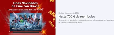 Ofertas de Navidad en Elche | Hasta 700€ de reembolso de Sony | 11/12/2024 - 6/1/2025