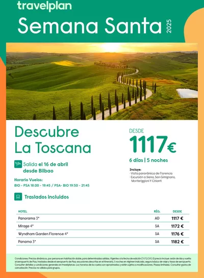 Catálogo Travelplan | Travelplan Florencia | 12/12/2024 - 12/1/2025