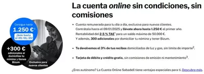 Catálogo Banco Sabadell en Madrid | Promoción | 12/12/2024 - 9/1/2025