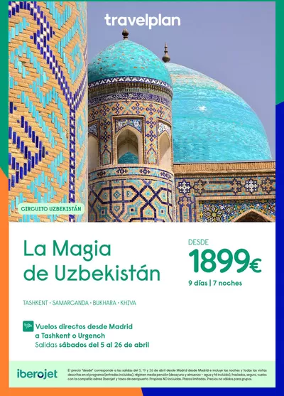 Catálogo Travelplan | Travelplan Uzbequistan | 13/12/2024 - 13/1/2025